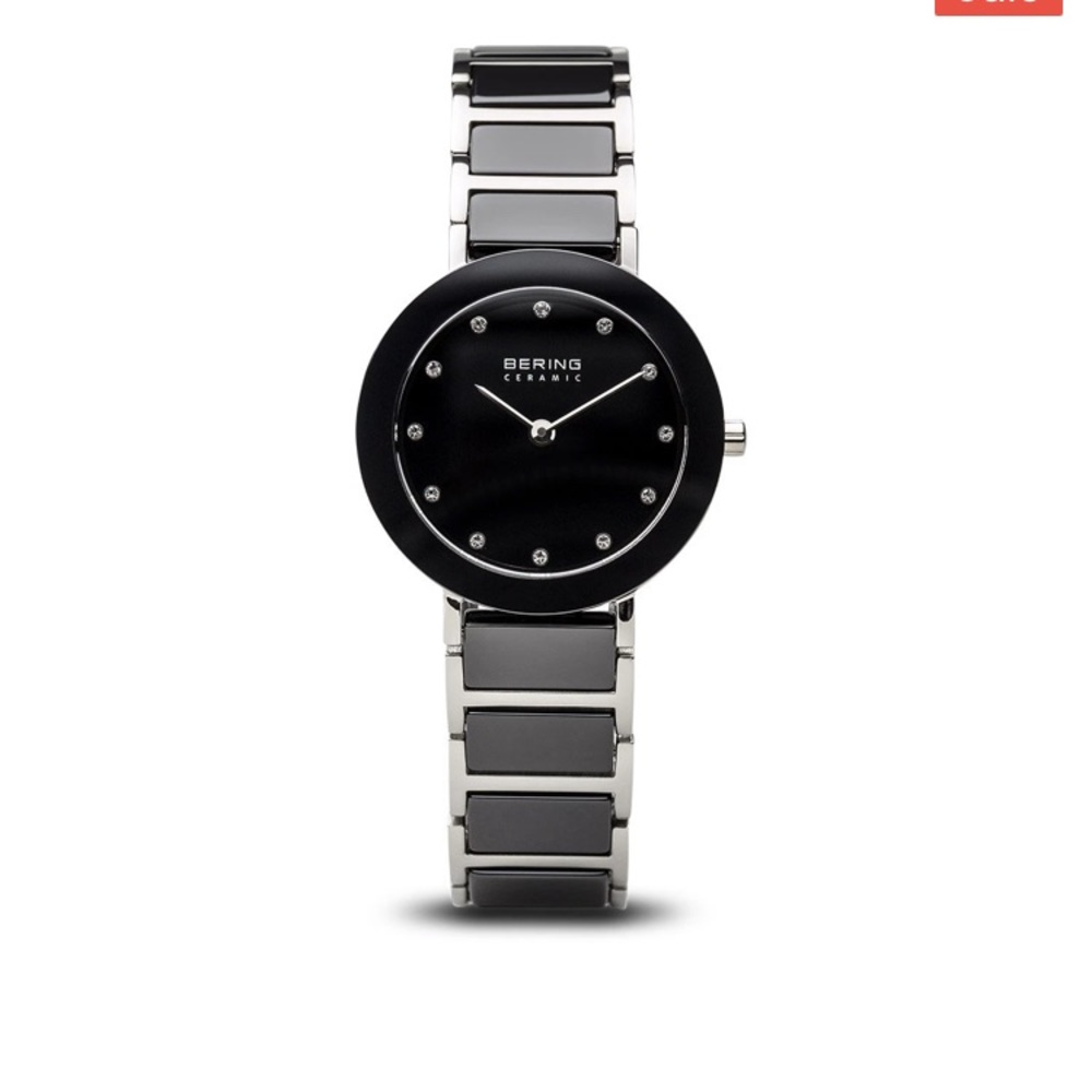 Brand New Bering Black Ceramic/Stainless Steel Women’s Watch